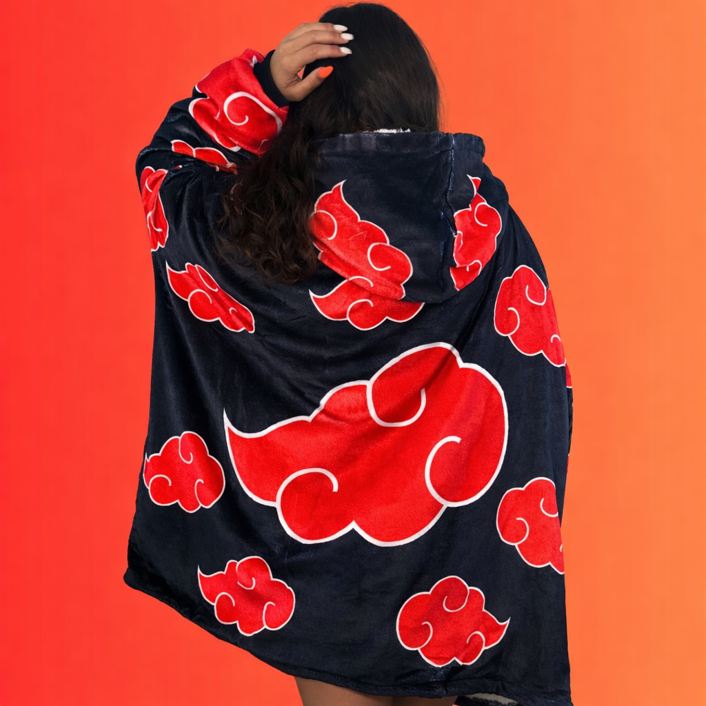 Naruto Itachi Akatsuki Blanket Hoodie Kids & Adults | OLM Toys
