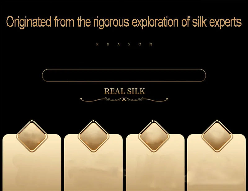 DecorBites™ Luxurious Silk Bedding Set with Sheets