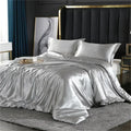 Luxury Silk Comforter Set with Sheets And Pillow Case