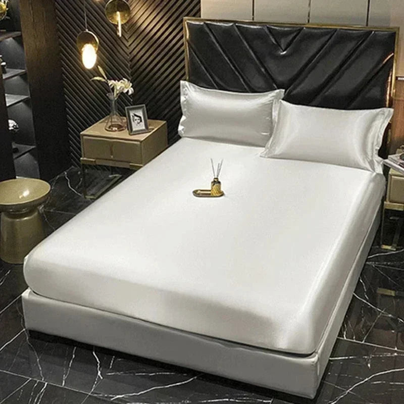 Luxury Silk Comforter Set with Sheets And Pillow Case